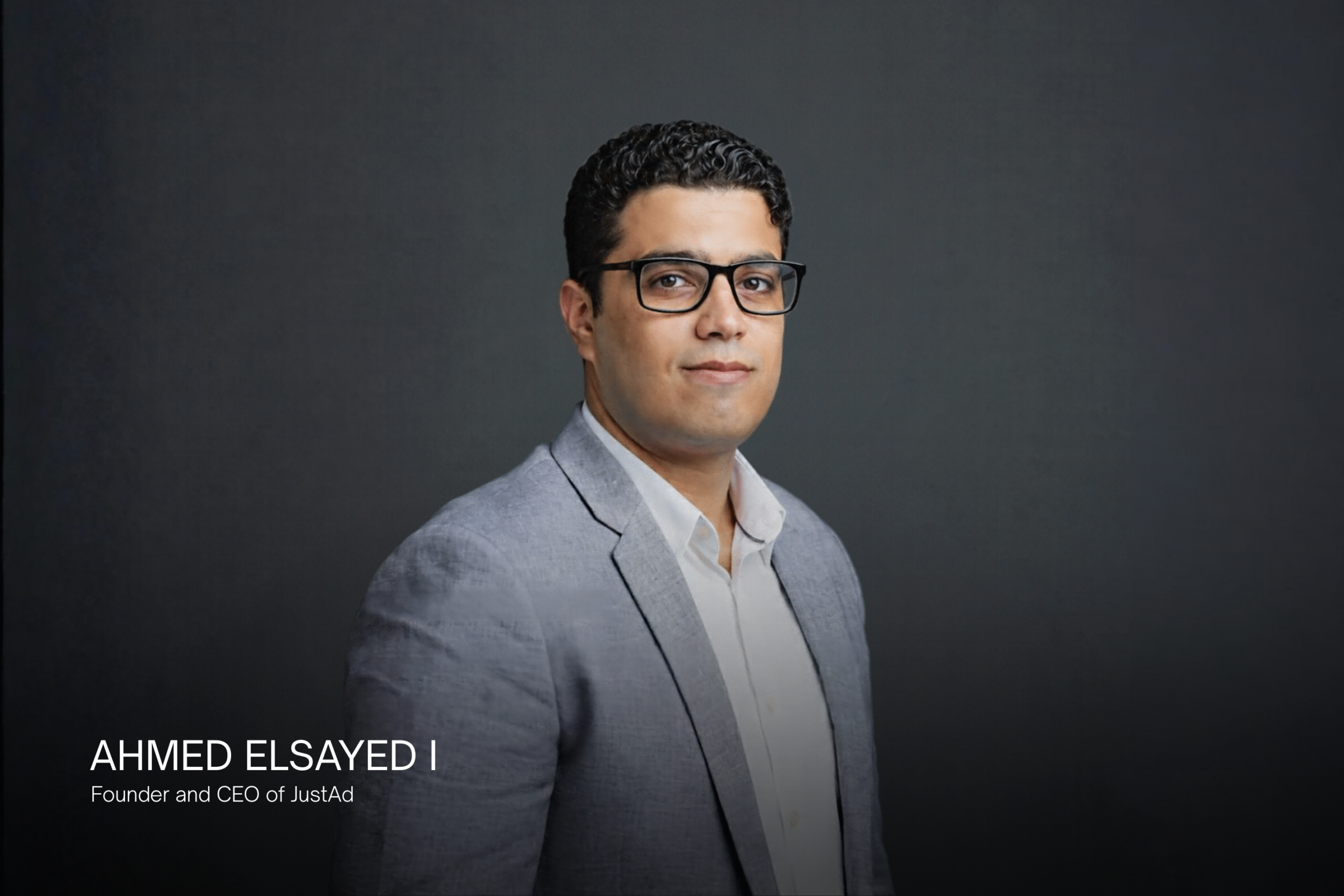 JustAd founder Ahmed Elsayed